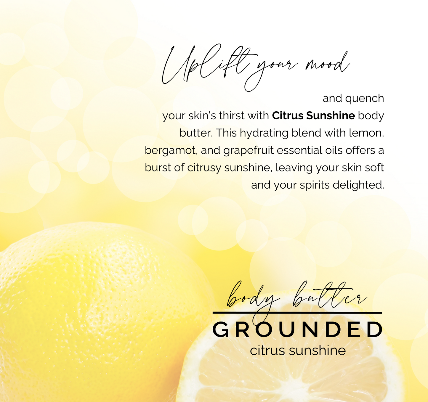 CITRUS SUNSHINE | BODY BUTTER