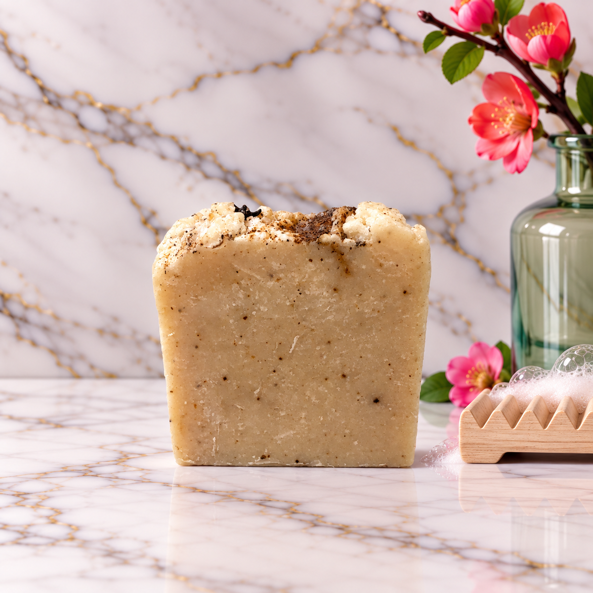 Spiced Harvest tallow soap with cinnamon, clove, nutmeg and orange by Grounded Holistic Apothecary