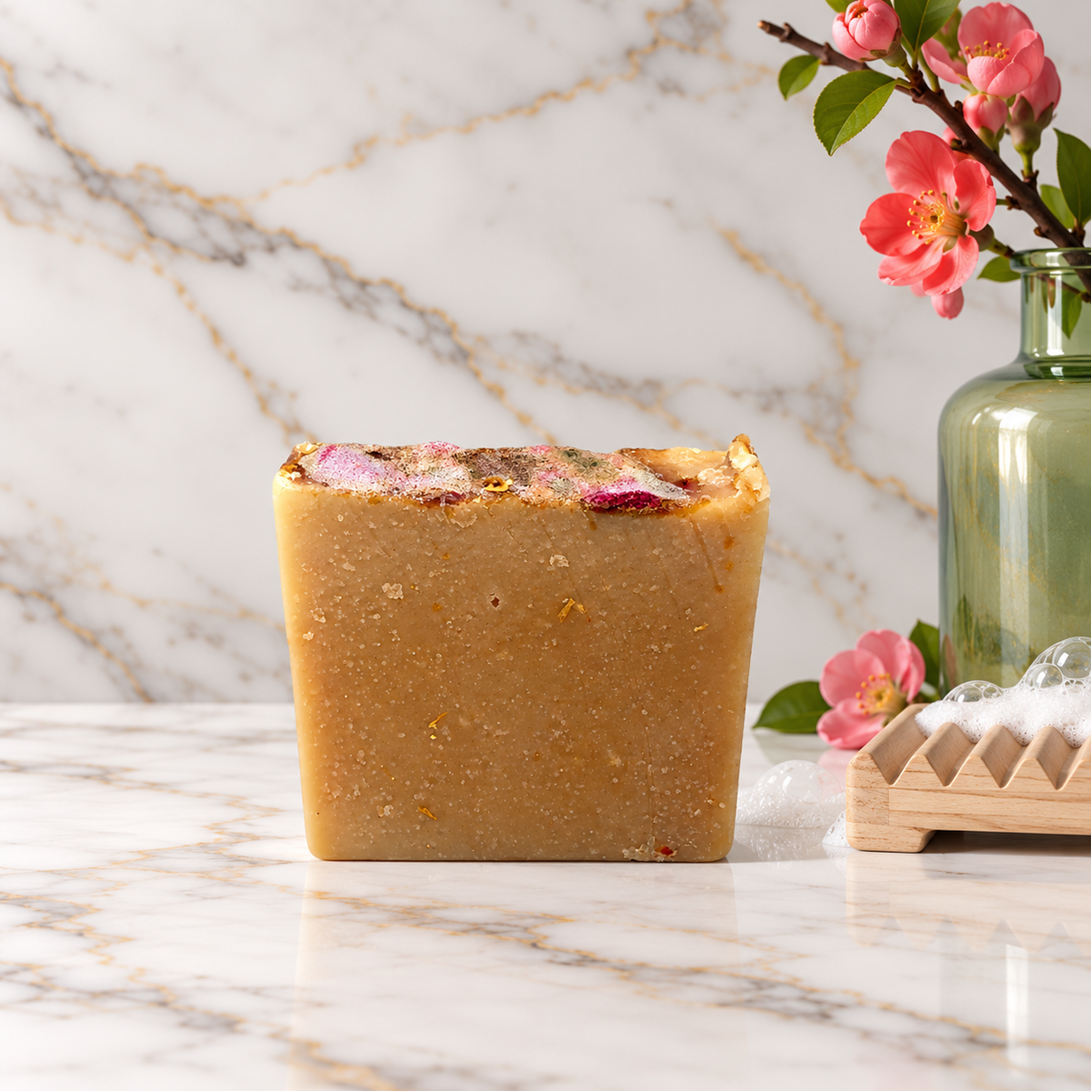 All That Jazz tallow soap with ginger, jasmine and ylang ylang by Grounded Holistic Apothecary