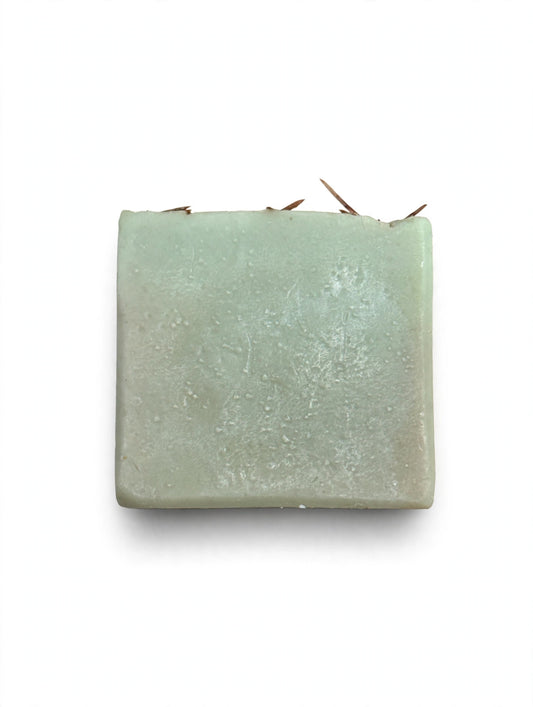 Alpine soap bar - white background