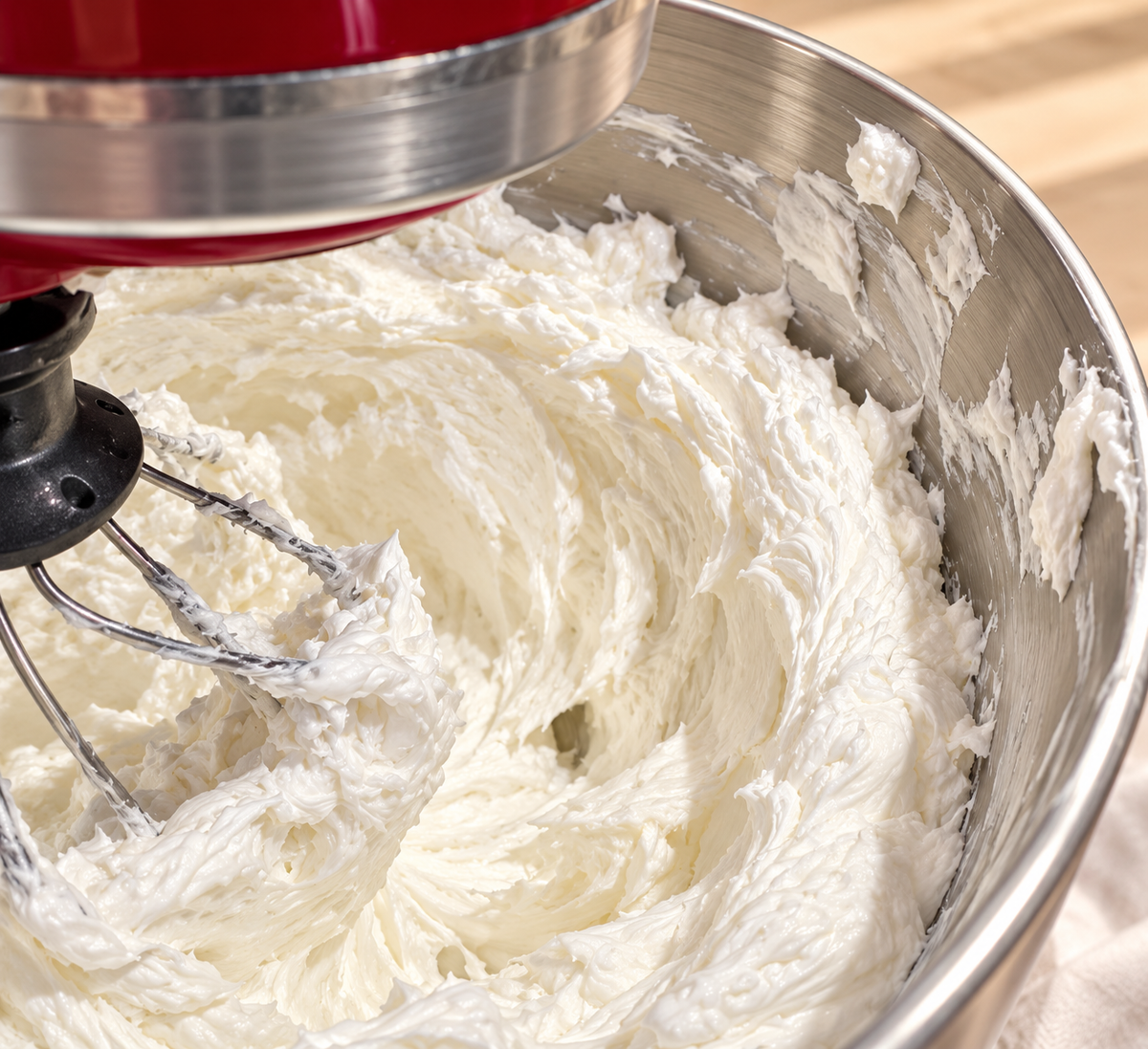Freshly whipped tallow body butter being made in a small batch