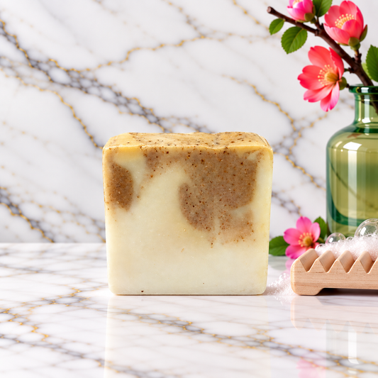 Radiant C Renewal tallow soap with amla and olive oil by Grounded Holistic Apothecary